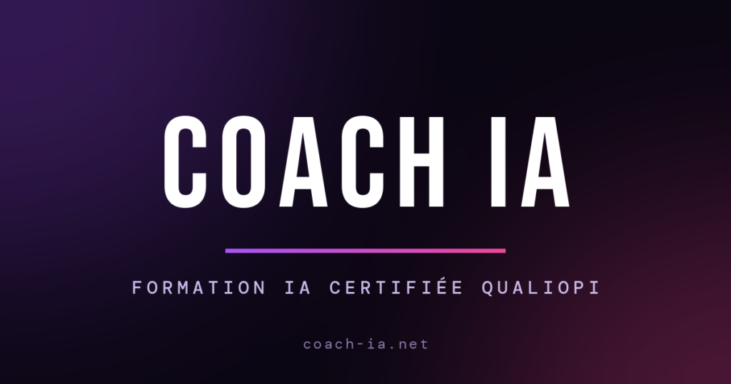Coach IA, formation IA certifiée Qualiopi