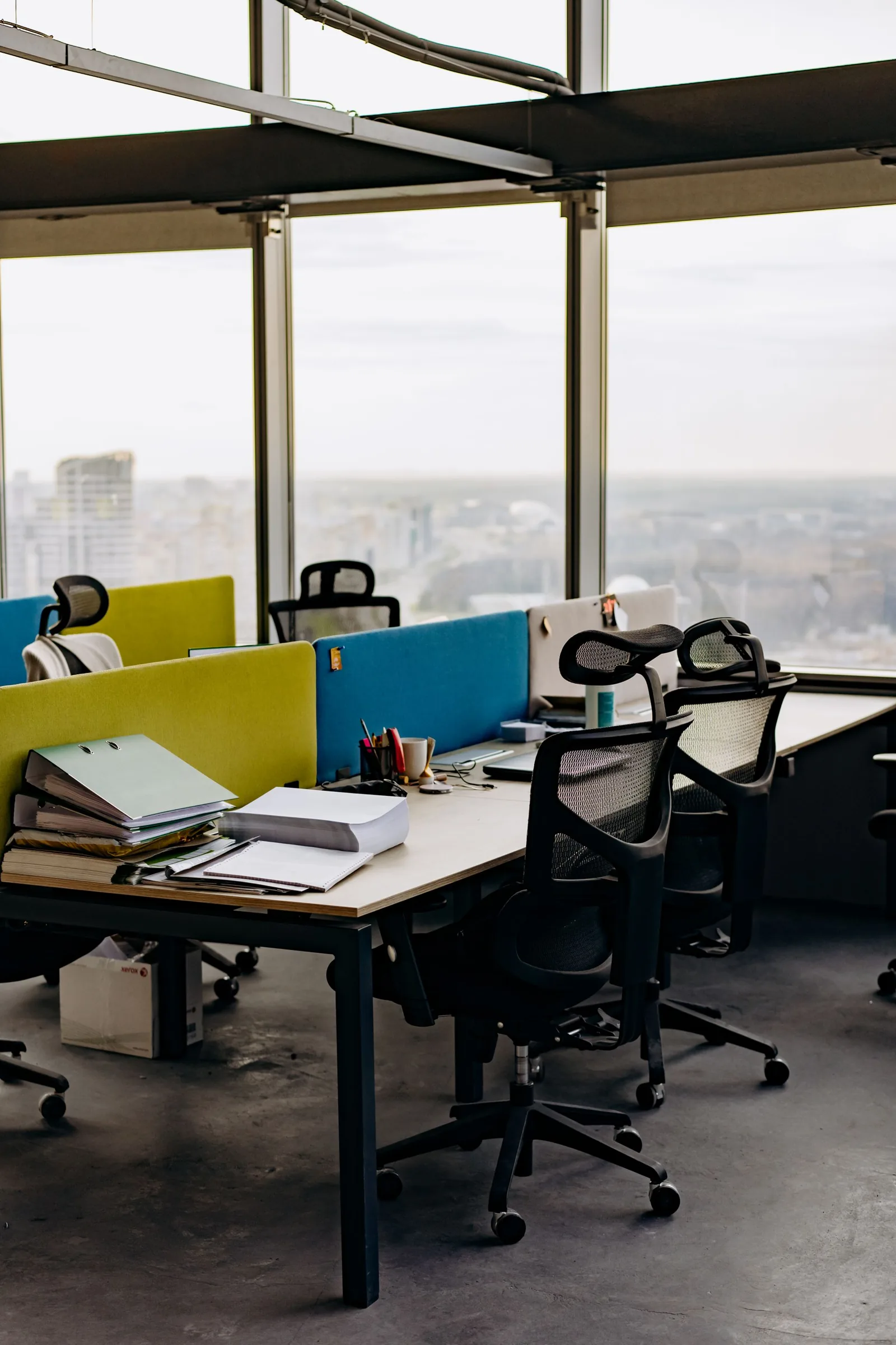 Immeubles de bureaux d'un parc d'activités